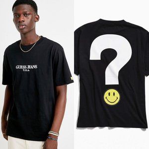 Guess x Chinatown Market Question Mark Smiley Tee